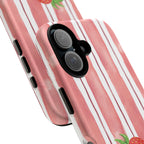 Strawberry Orchard Stripes Phone Case
