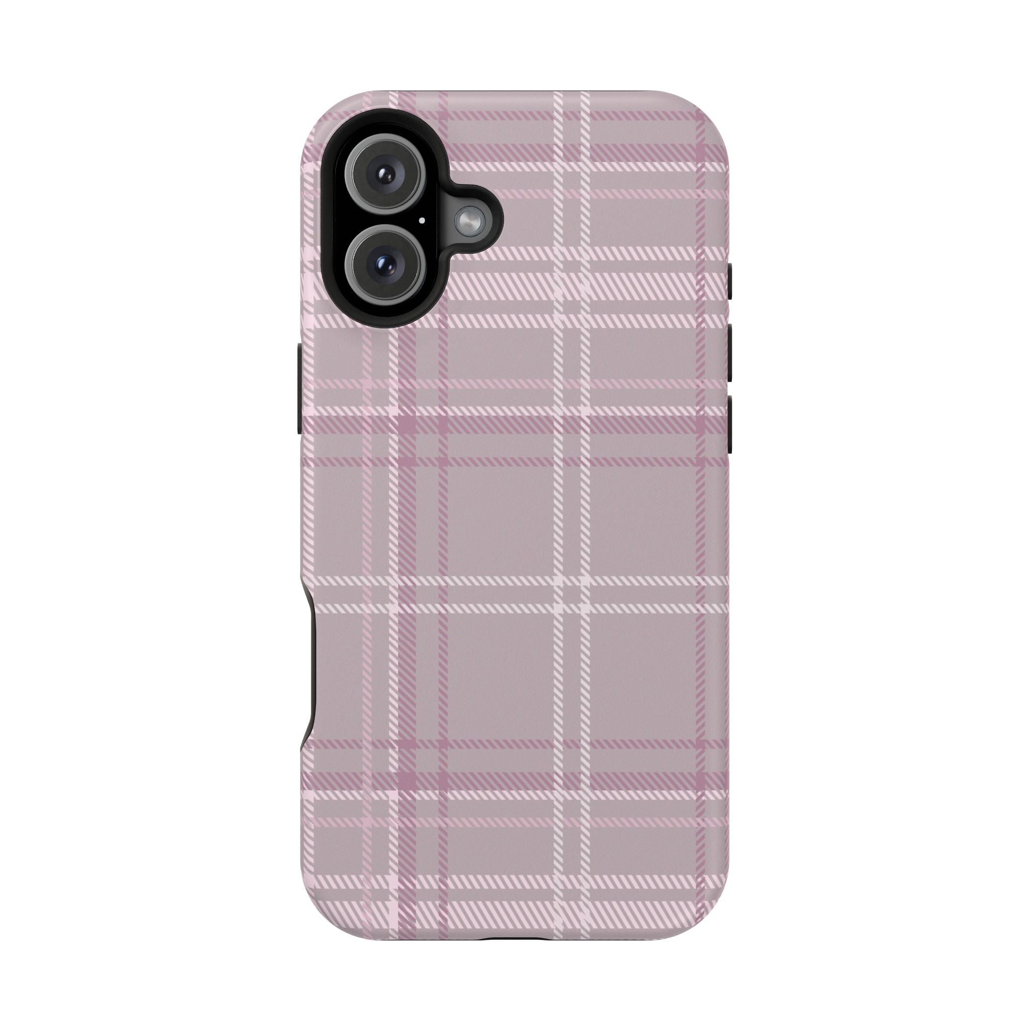 The Plaid Edit Mauve Phone Case