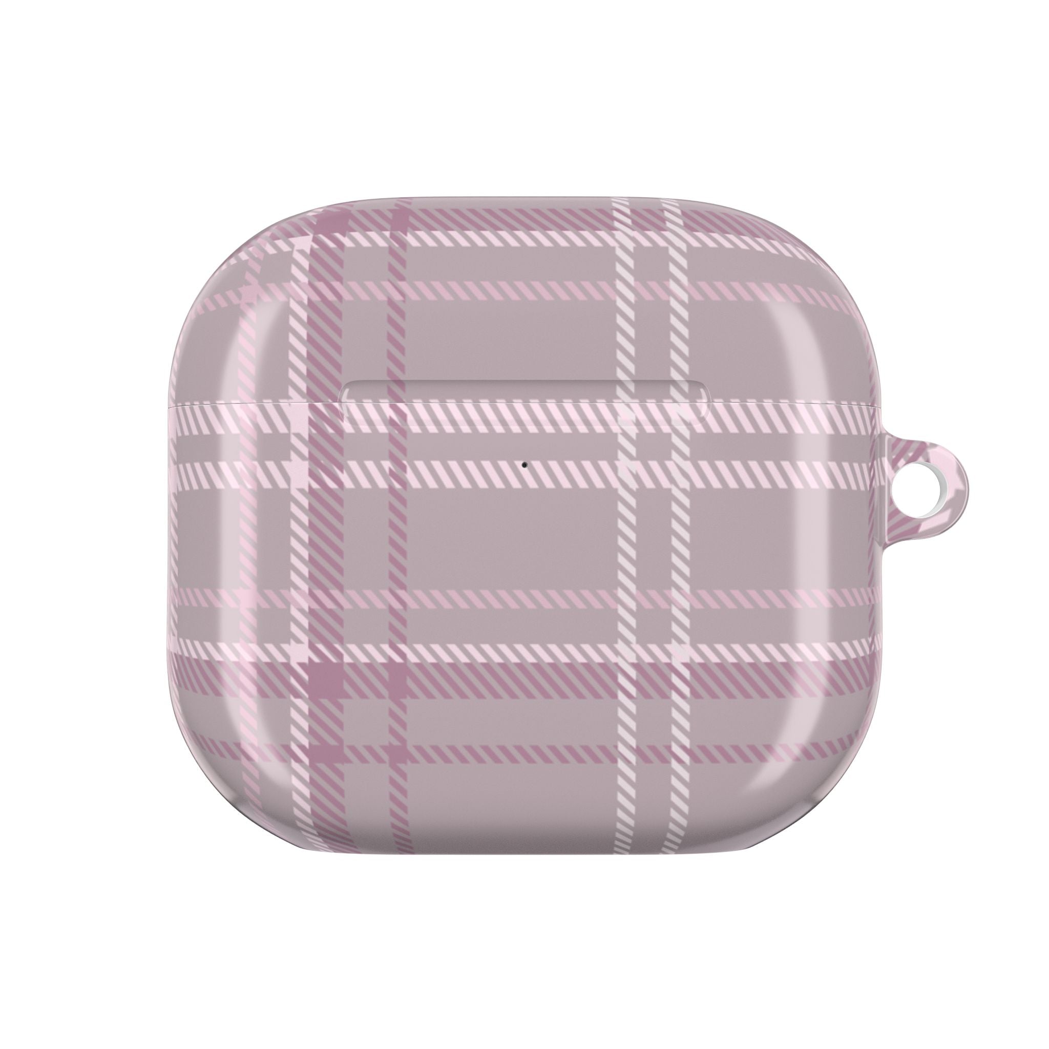 The Plaid Edit Mauve AirPod Case