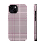 The Plaid Edit Mauve Phone Case