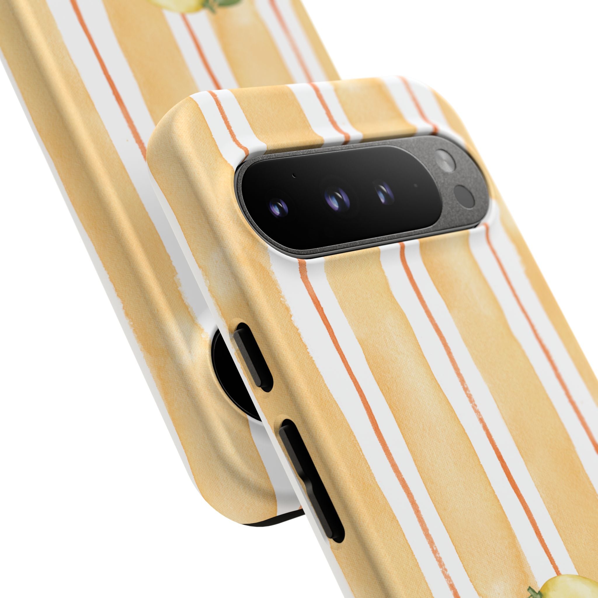 Lemon Orchard Stripes Phone Case