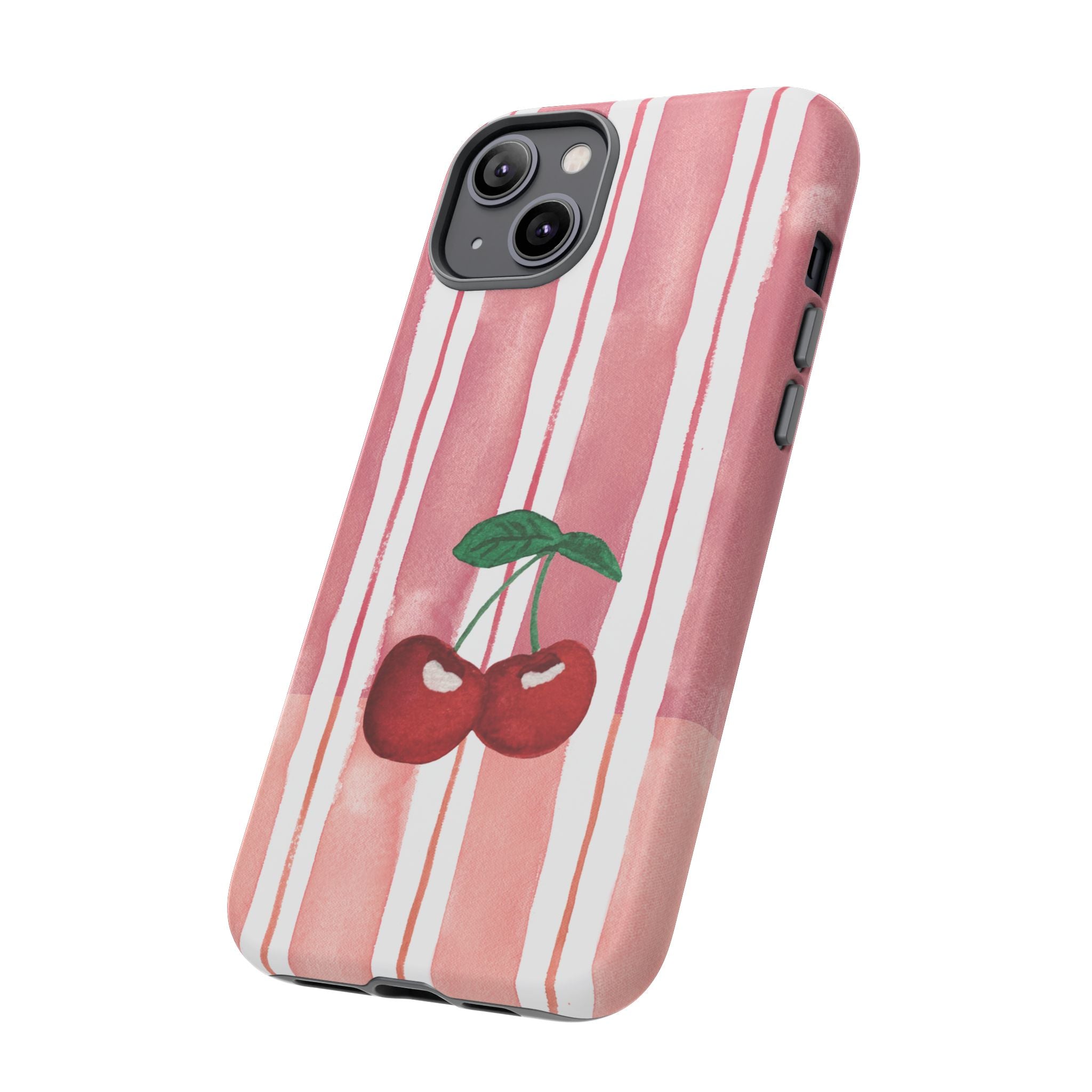Cherry Orchard Stripes Phone Case
