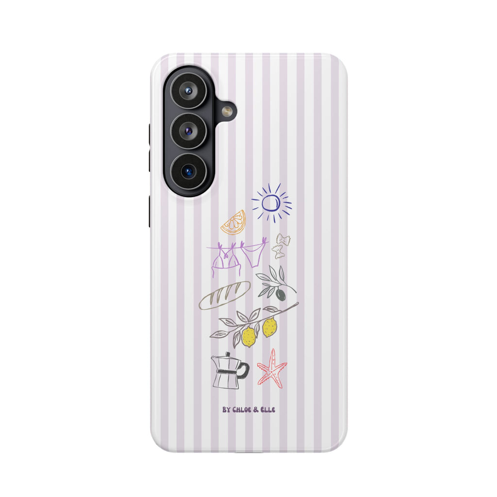 Amalfi Dreaming Petunia Phone Case