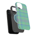 Fresh Energy Plaid Magnetic Phone Case