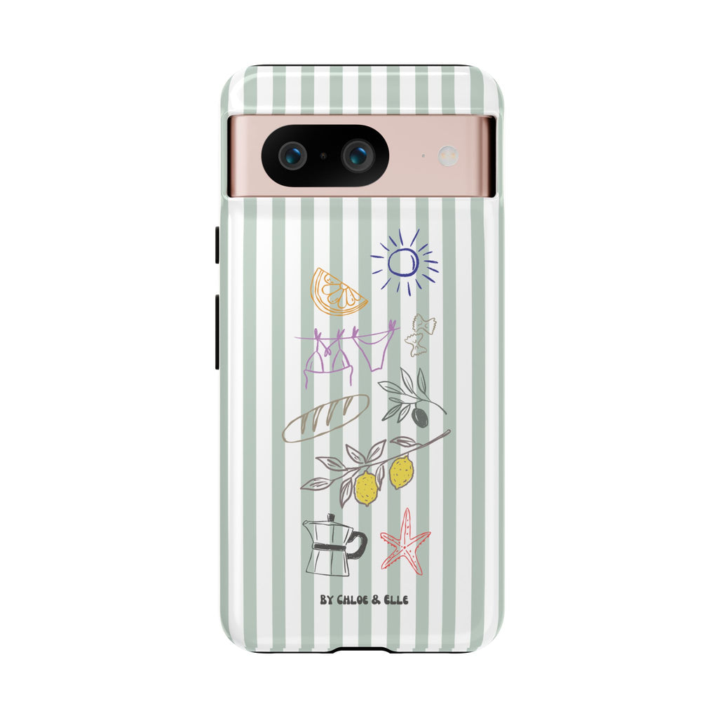 Amalfi Dreaming Olive Phone Case