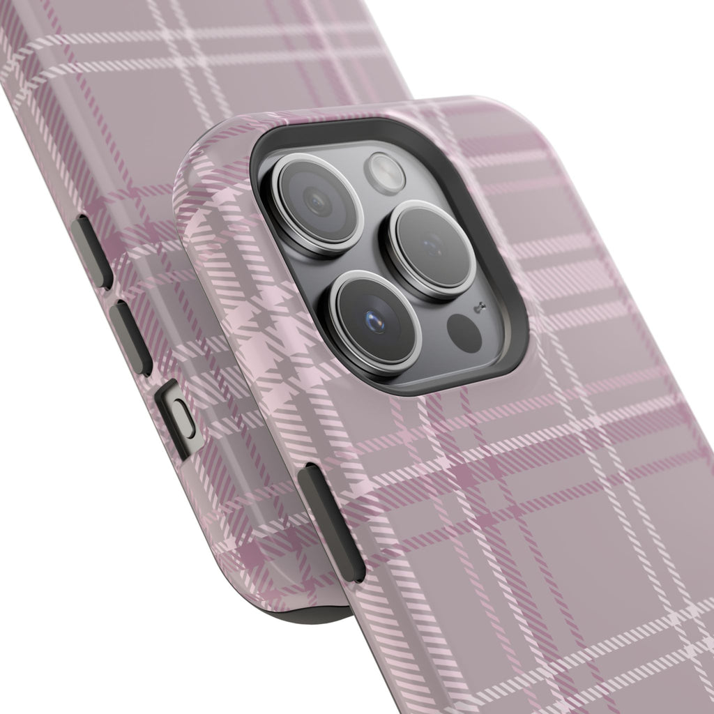 The Plaid Edit Mauve Phone Case