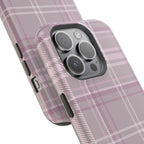 The Plaid Edit Mauve Phone Case