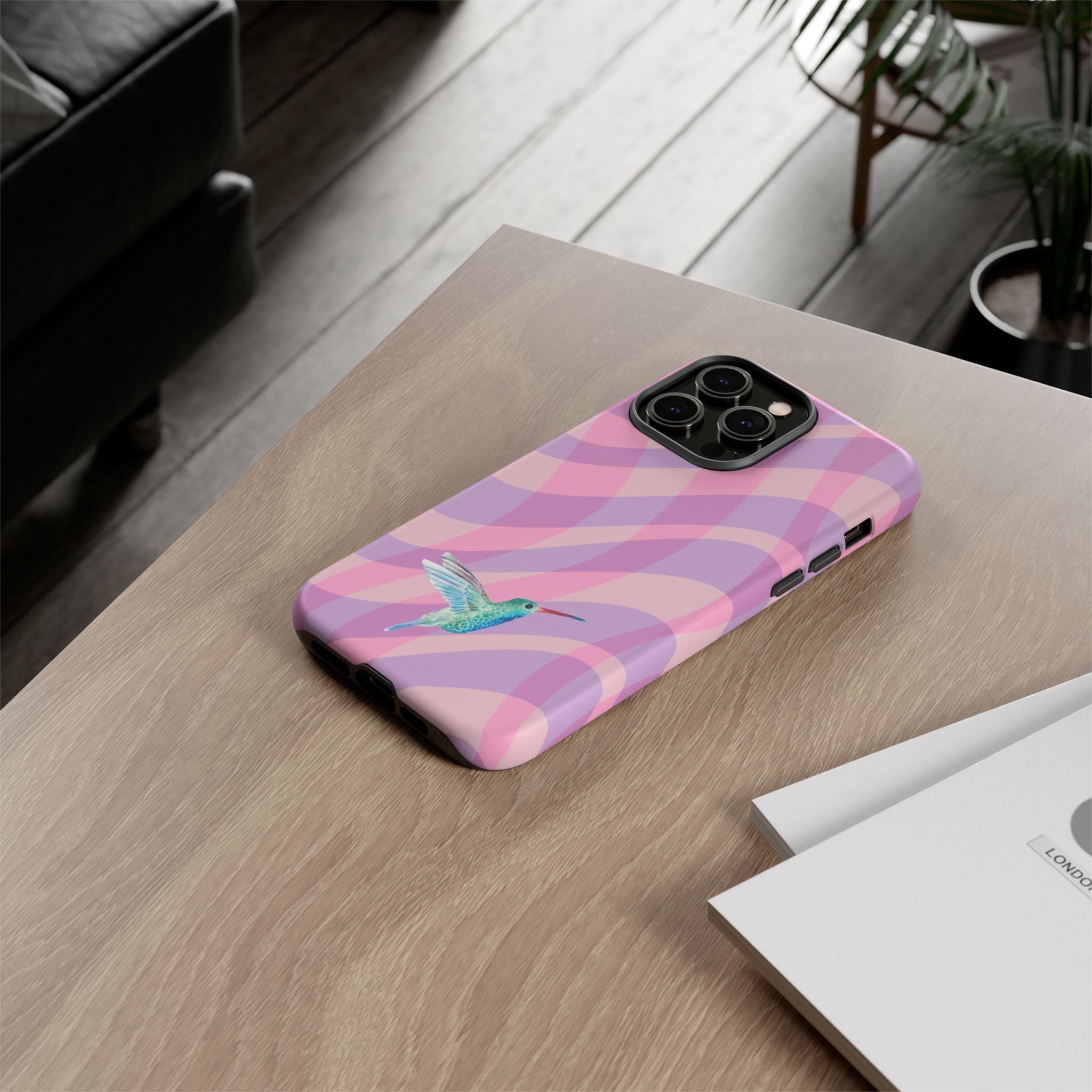 Serenity Waves Hummingbird Phone Case