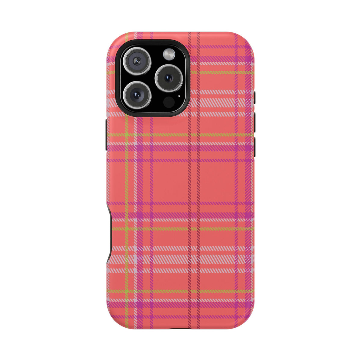 Golden Girl Plaid Magnetic Phone Case