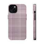 The Plaid Edit Mauve Phone Case