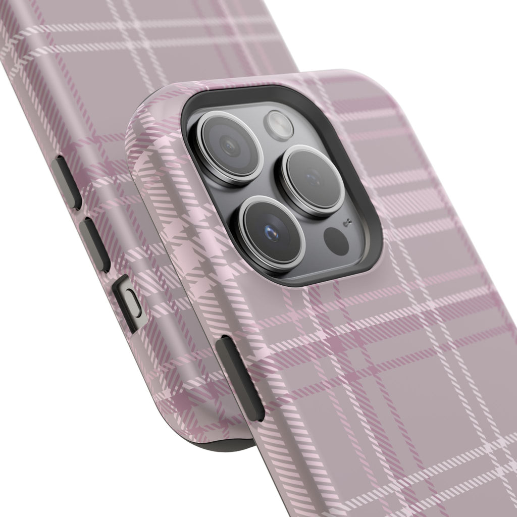 The Plaid Edit Mauve Phone Case