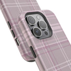 The Plaid Edit Mauve Phone Case