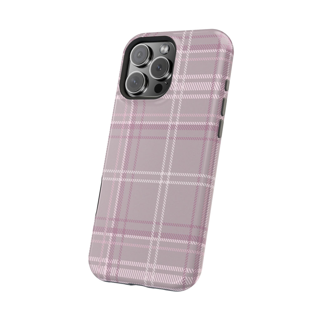 The Plaid Edit Mauve Phone Case