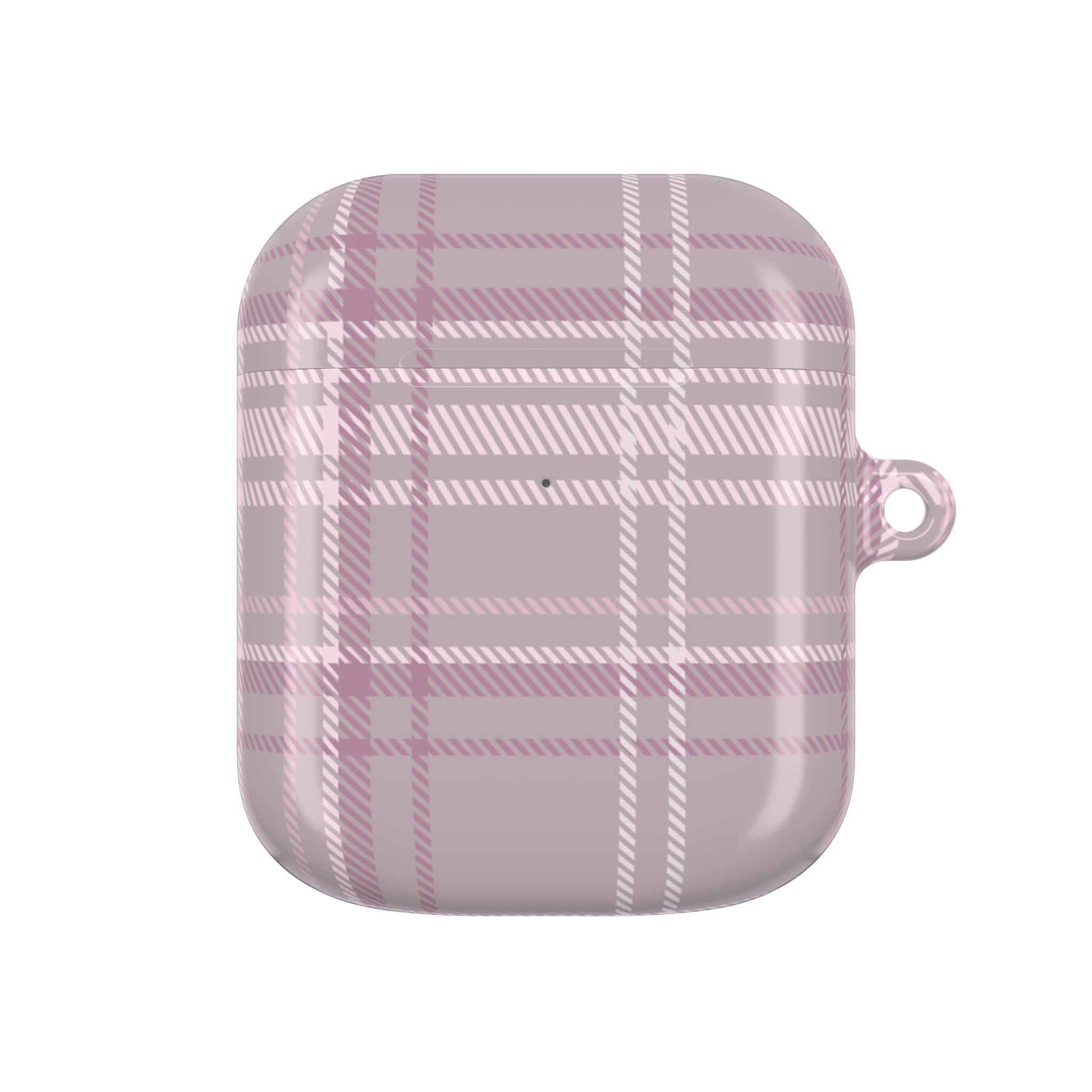 The Plaid Edit Mauve AirPod Case