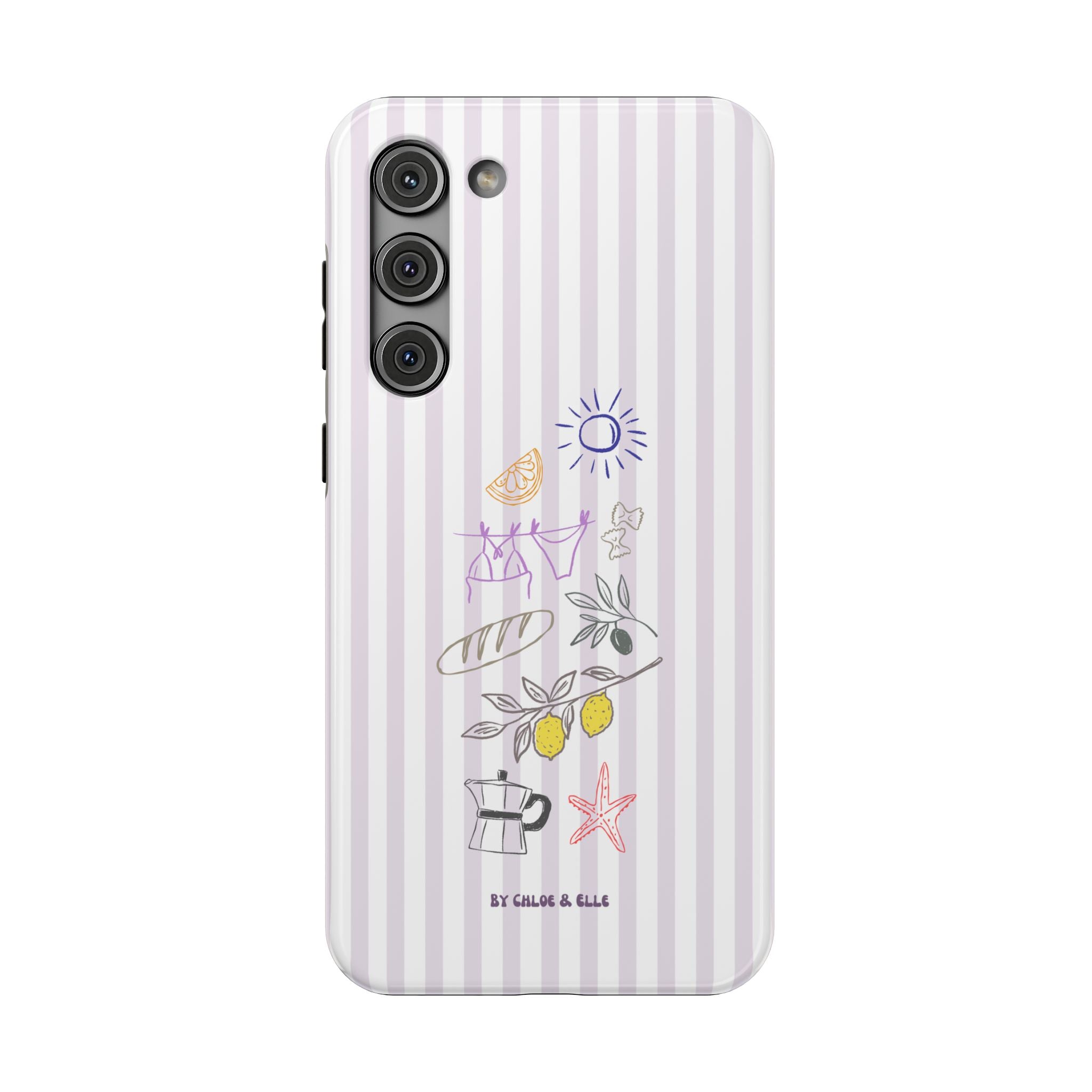 Amalfi Dreaming Petunia Phone Case