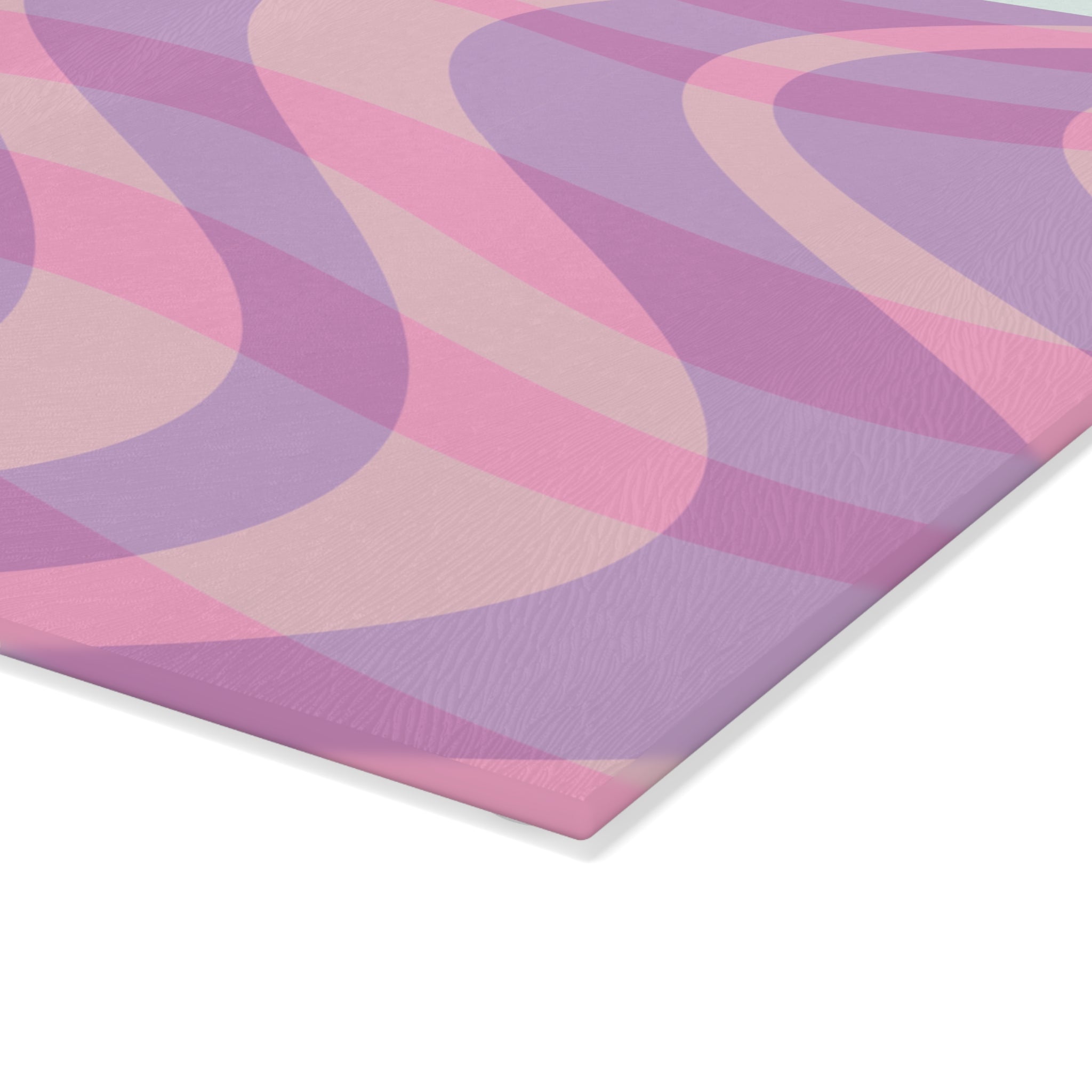 Serenity Waves Glass Cutting Board