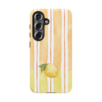 Lemon Orchard Stripes Phone Case