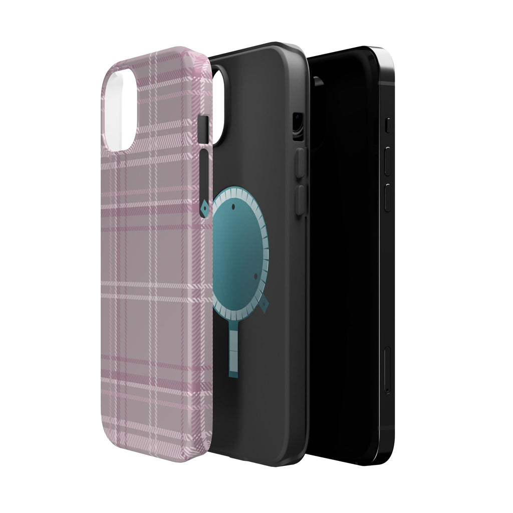 The Plaid Edit Mauve Phone Case