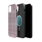 The Plaid Edit Mauve Phone Case