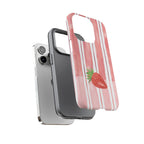 Strawberry Orchard Stripes Phone Case