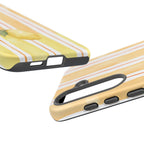 Lemon Orchard Stripes Phone Case