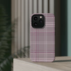 The Plaid Edit Mauve Phone Case