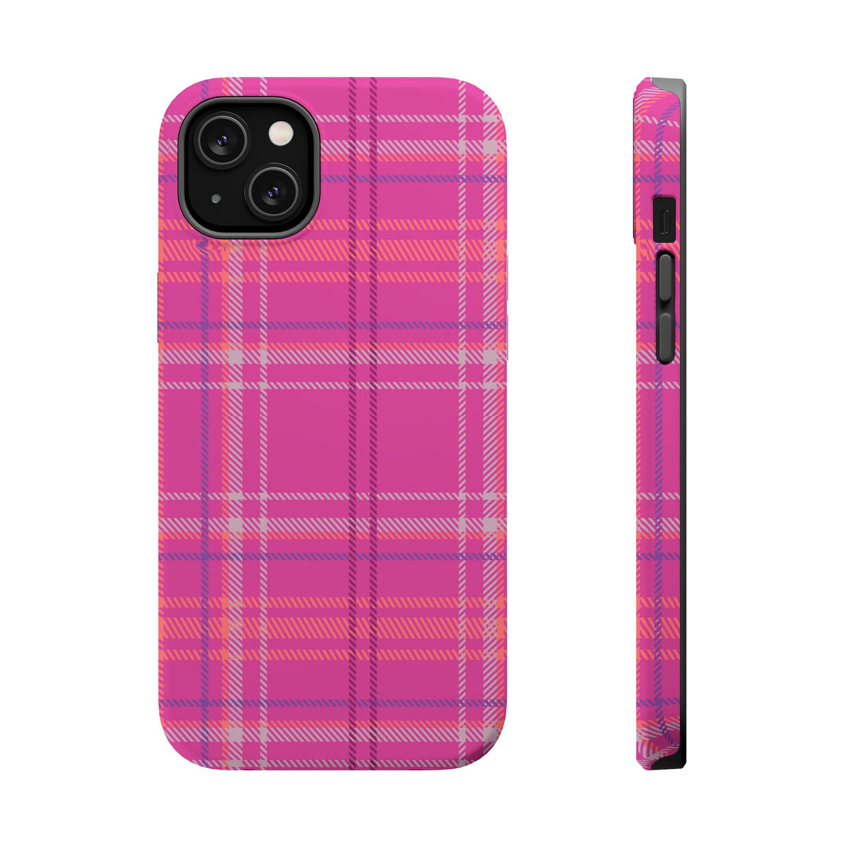Berry Crush Plaid Magnetic Phone Case