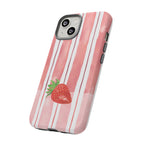 Strawberry Orchard Stripes Phone Case