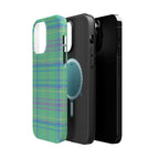 Fresh Energy Plaid Magnetic Phone Case