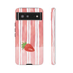 Strawberry Orchard Stripes Phone Case