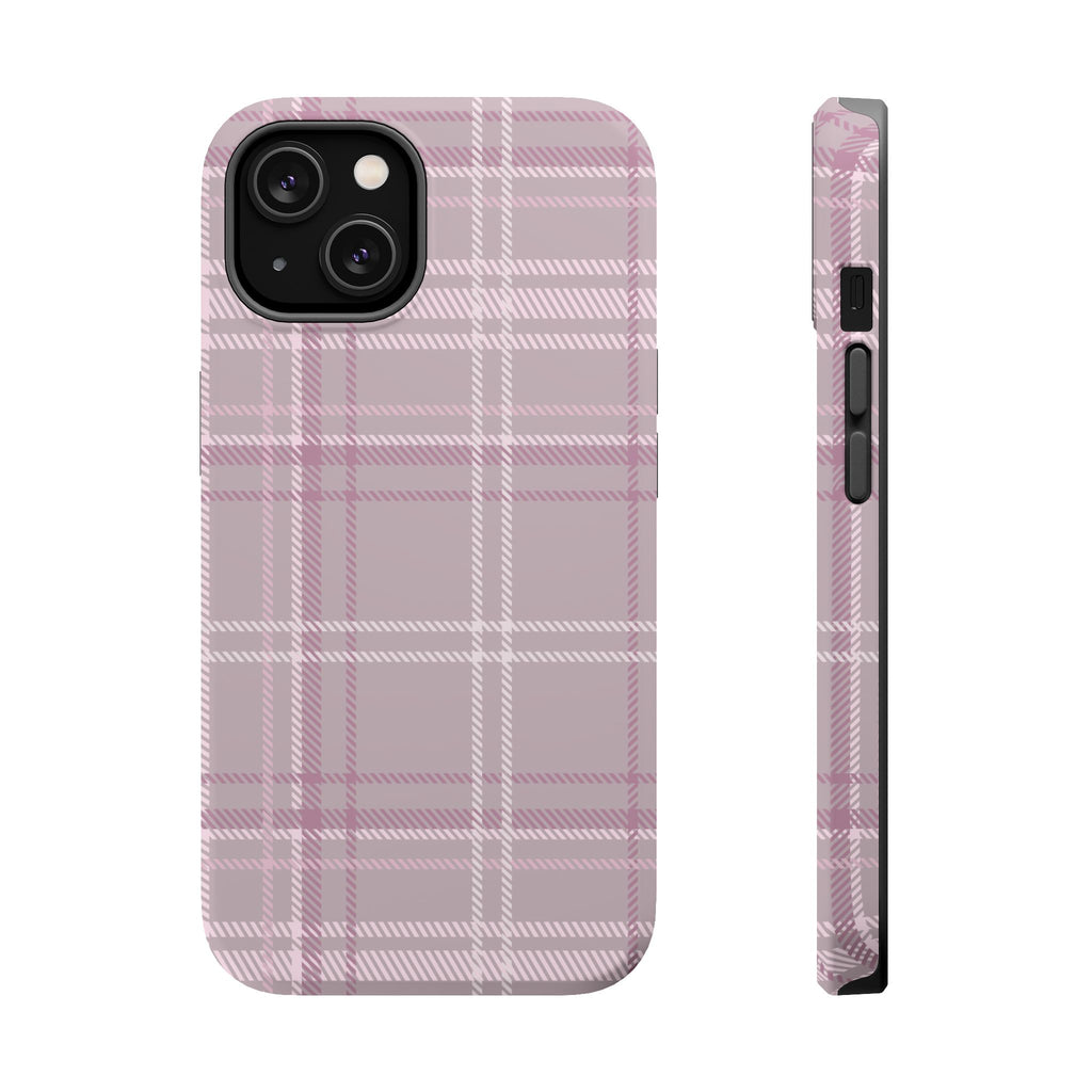 The Plaid Edit Mauve Phone Case