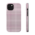 The Plaid Edit Mauve Phone Case