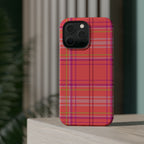Golden Girl Plaid Magnetic Phone Case