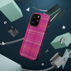 Berry Crush Plaid Magnetic Phone Case