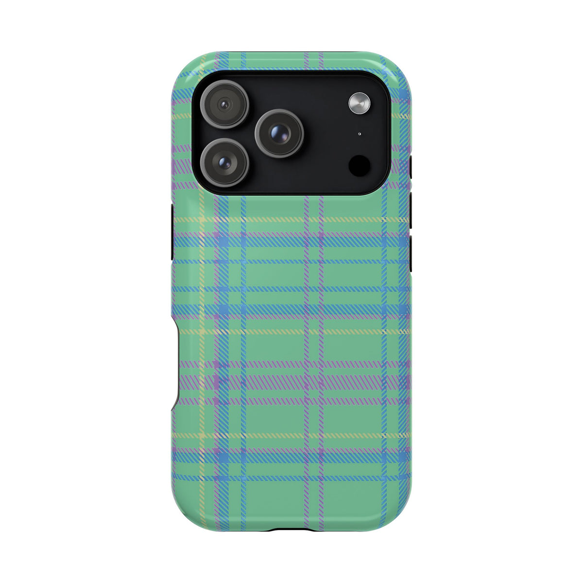 Fresh Energy Plaid Magnetic Phone Case