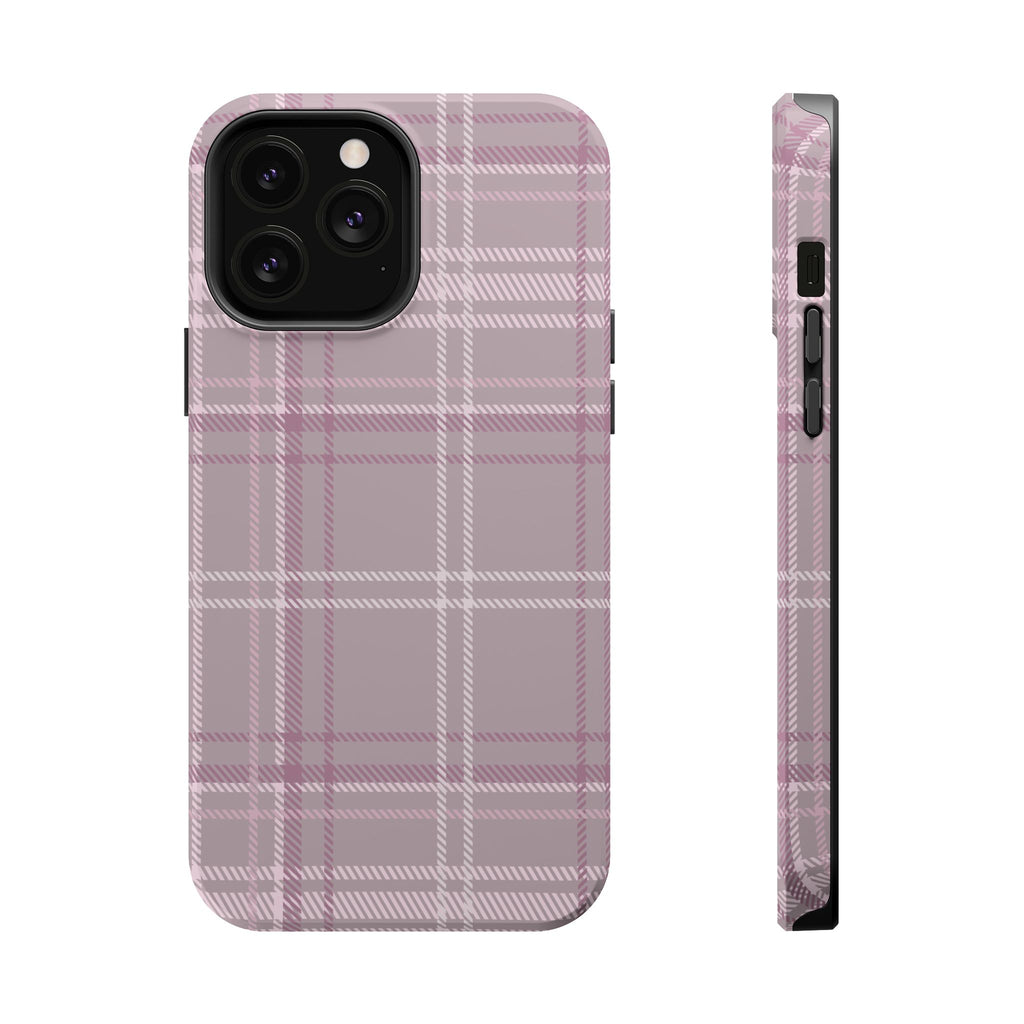 The Plaid Edit Mauve Phone Case