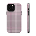 The Plaid Edit Mauve Phone Case