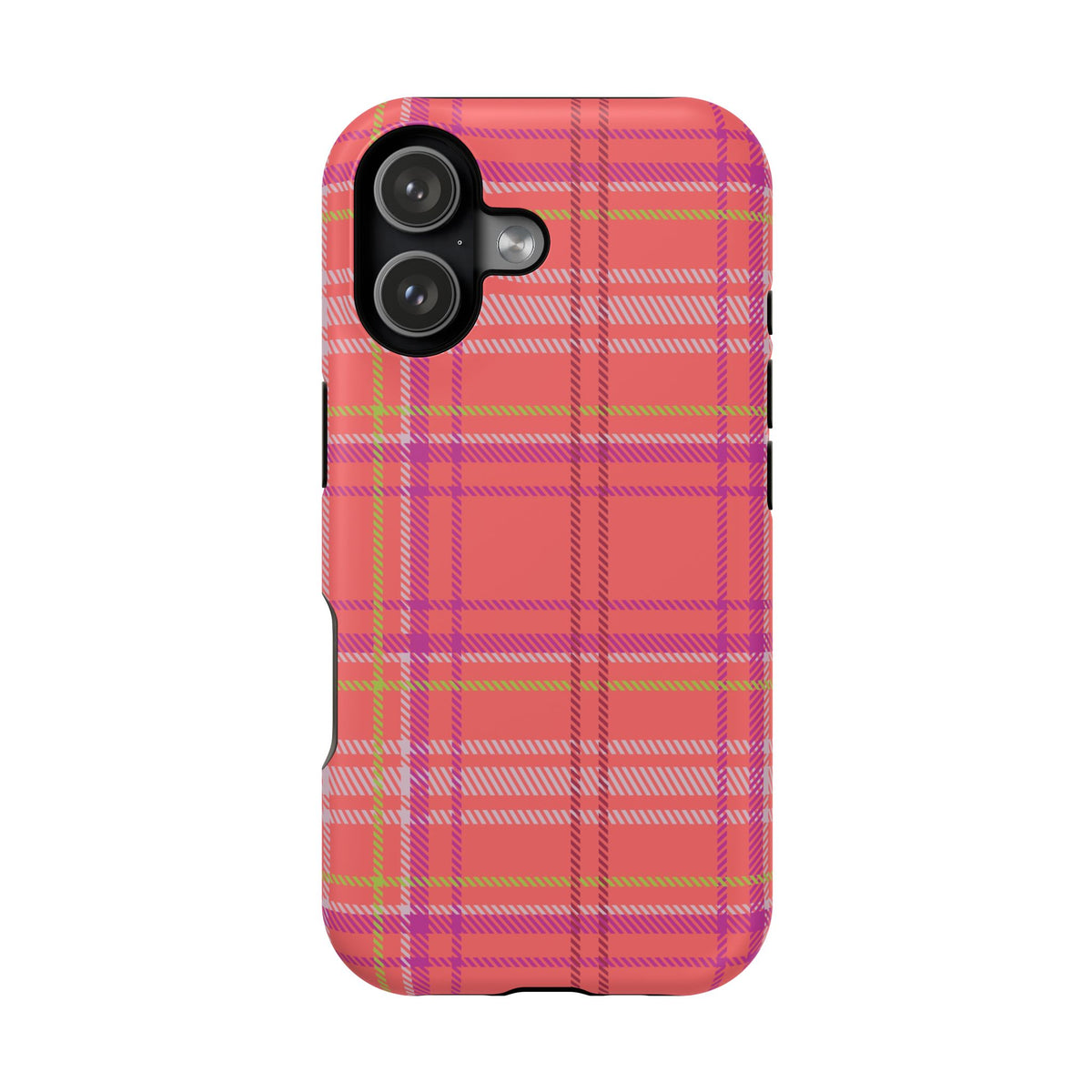 Golden Girl Plaid Magnetic Phone Case