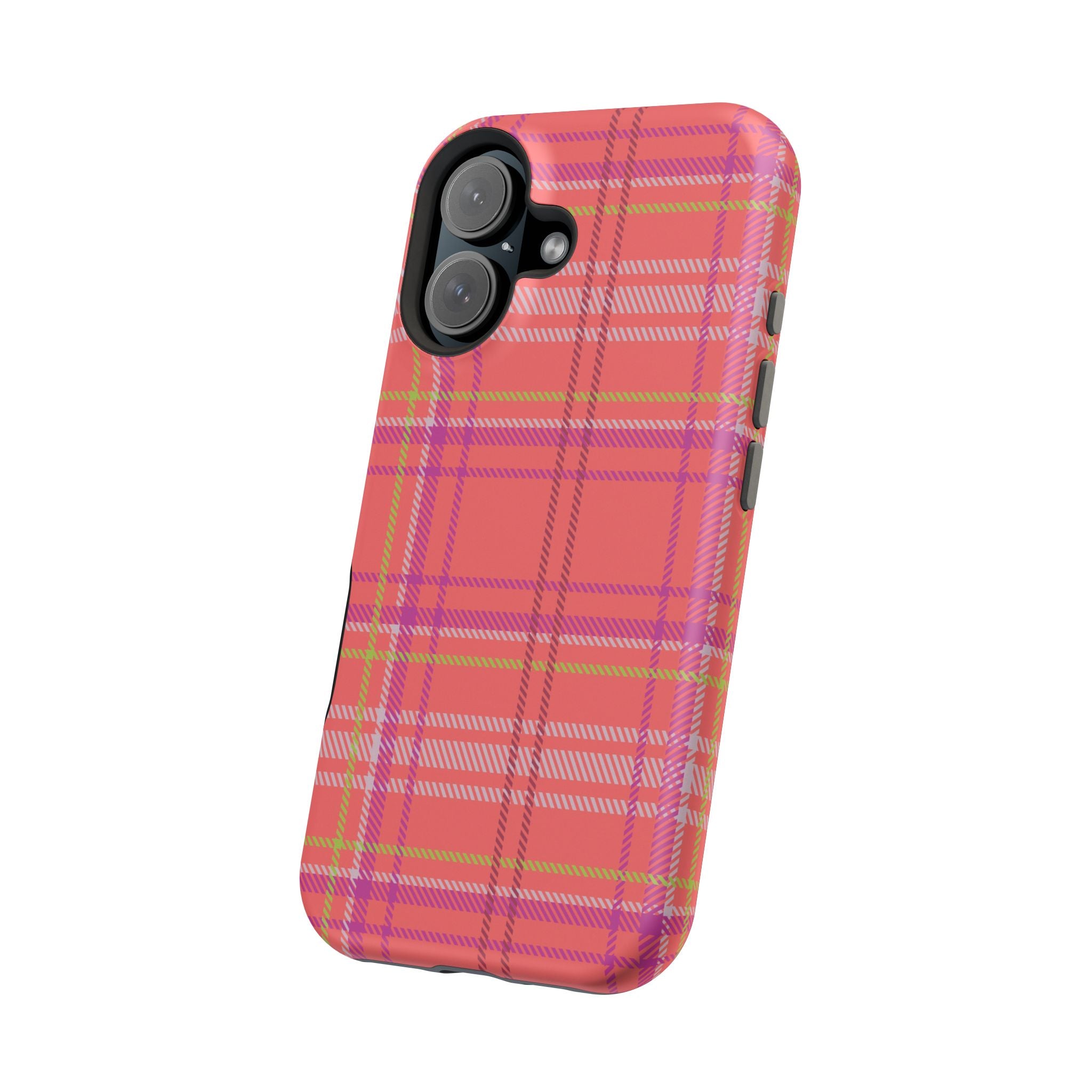 Golden Girl Plaid Magnetic Phone Case