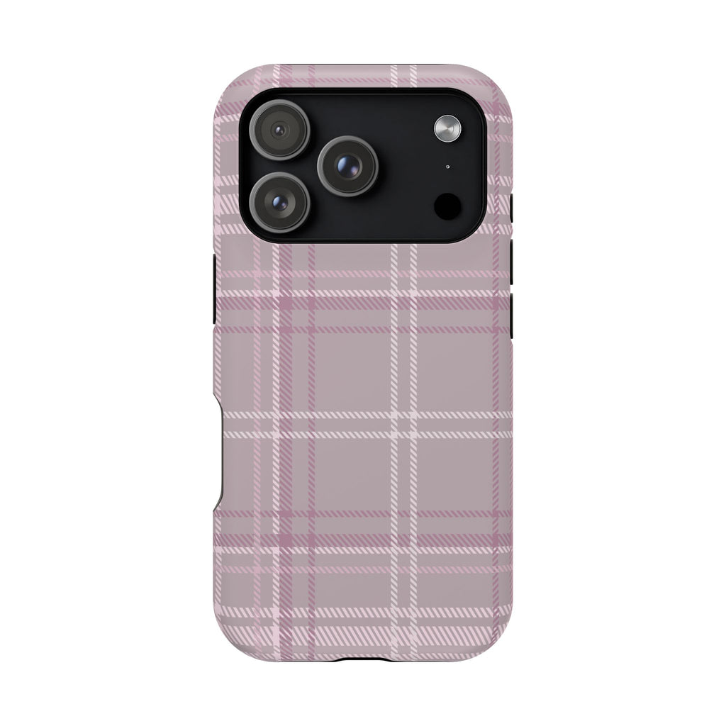 The Plaid Edit Mauve Phone Case