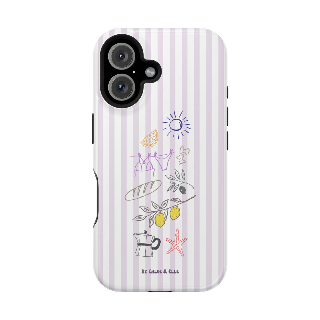 Amalfi Dreaming Petunia Phone Case