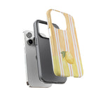 Lemon Orchard Stripes Phone Case