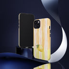 Lemon Orchard Stripes Phone Case