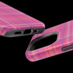 Berry Crush Plaid Magnetic Phone Case