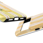 Lemon Orchard Stripes Phone Case