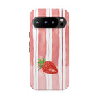 Strawberry Orchard Stripes Phone Case
