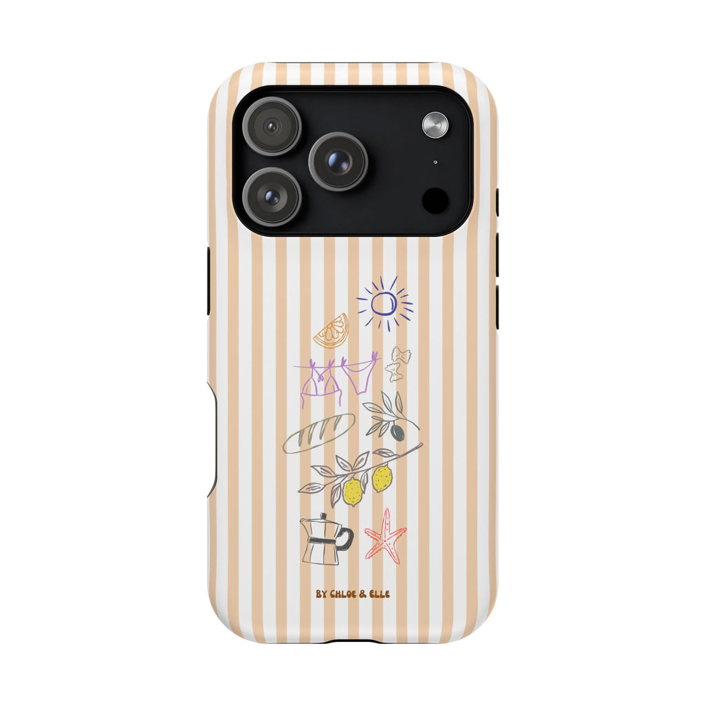 Amalfi Dreaming Peach Phone Case