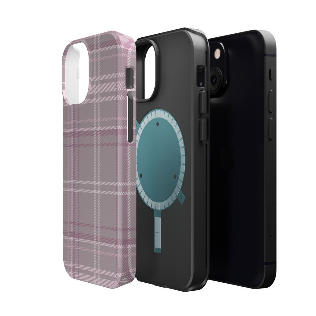 The Plaid Edit Mauve Phone Case