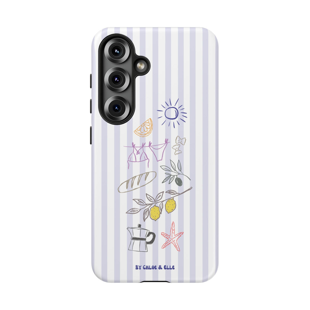 Amalfi Dreaming Blue Waters Phone Case