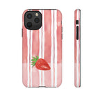 Strawberry Orchard Stripes Phone Case